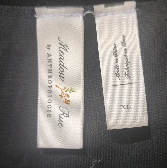 Anthropologie Black Embroidered Sleeveless Top - Picture 4 of 4